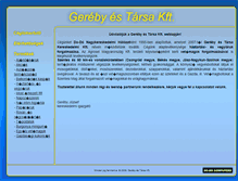 Tablet Screenshot of gerebyestarsa.hu